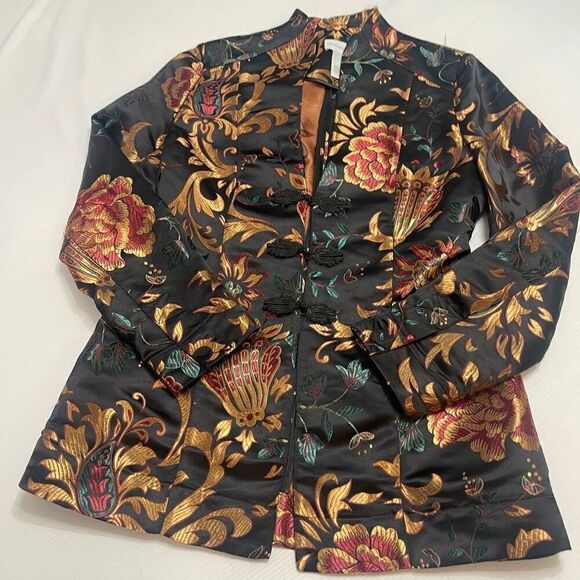 Soft Surroundings Jackets & Blazers - Soft Surroundings Moon Dynasty Woven Jacquard Jacket Size XS